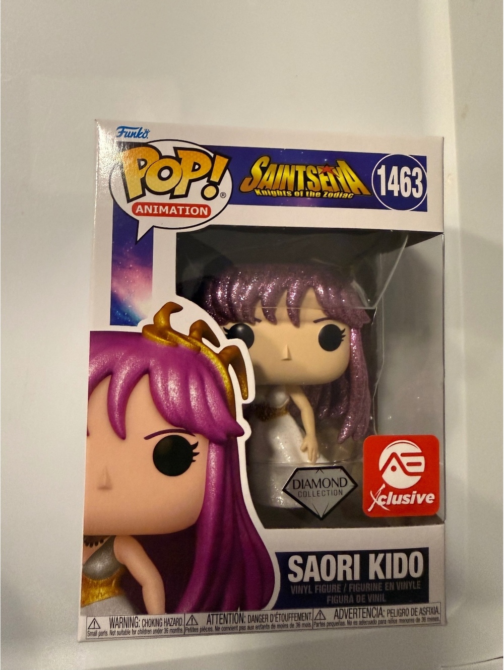 Funko Pop! Saori Kido Diamond Collection AE Exclusive #1463 w/ Protector